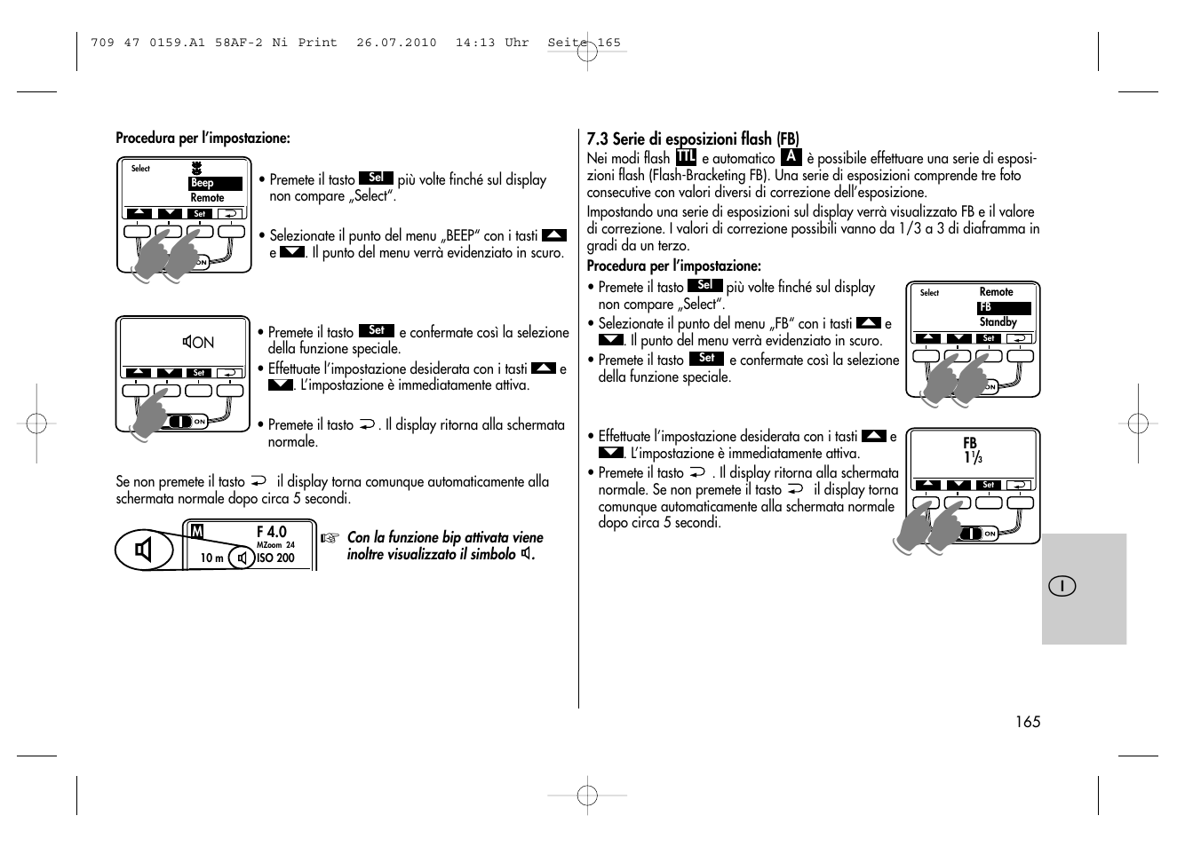 Metz MECABLITZ 58 AF-2 digital Nikon User Manual | Page 165 / 230