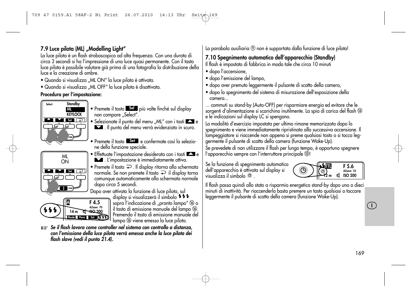 Metz MECABLITZ 58 AF-2 digital Nikon User Manual | Page 169 / 230