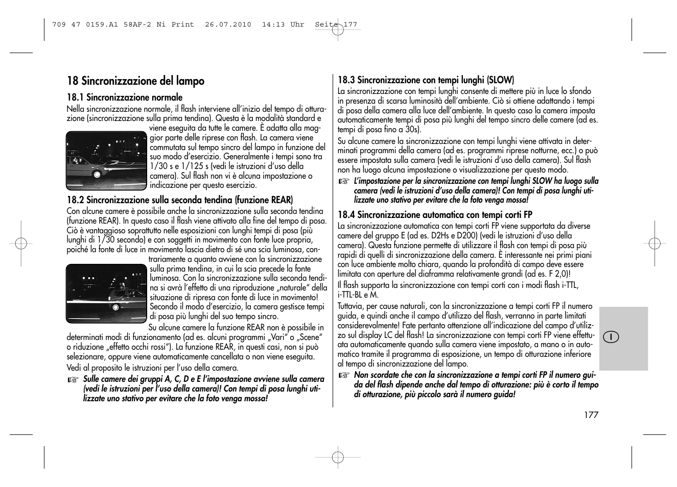 Metz MECABLITZ 58 AF-2 digital Nikon User Manual | Page 177 / 230