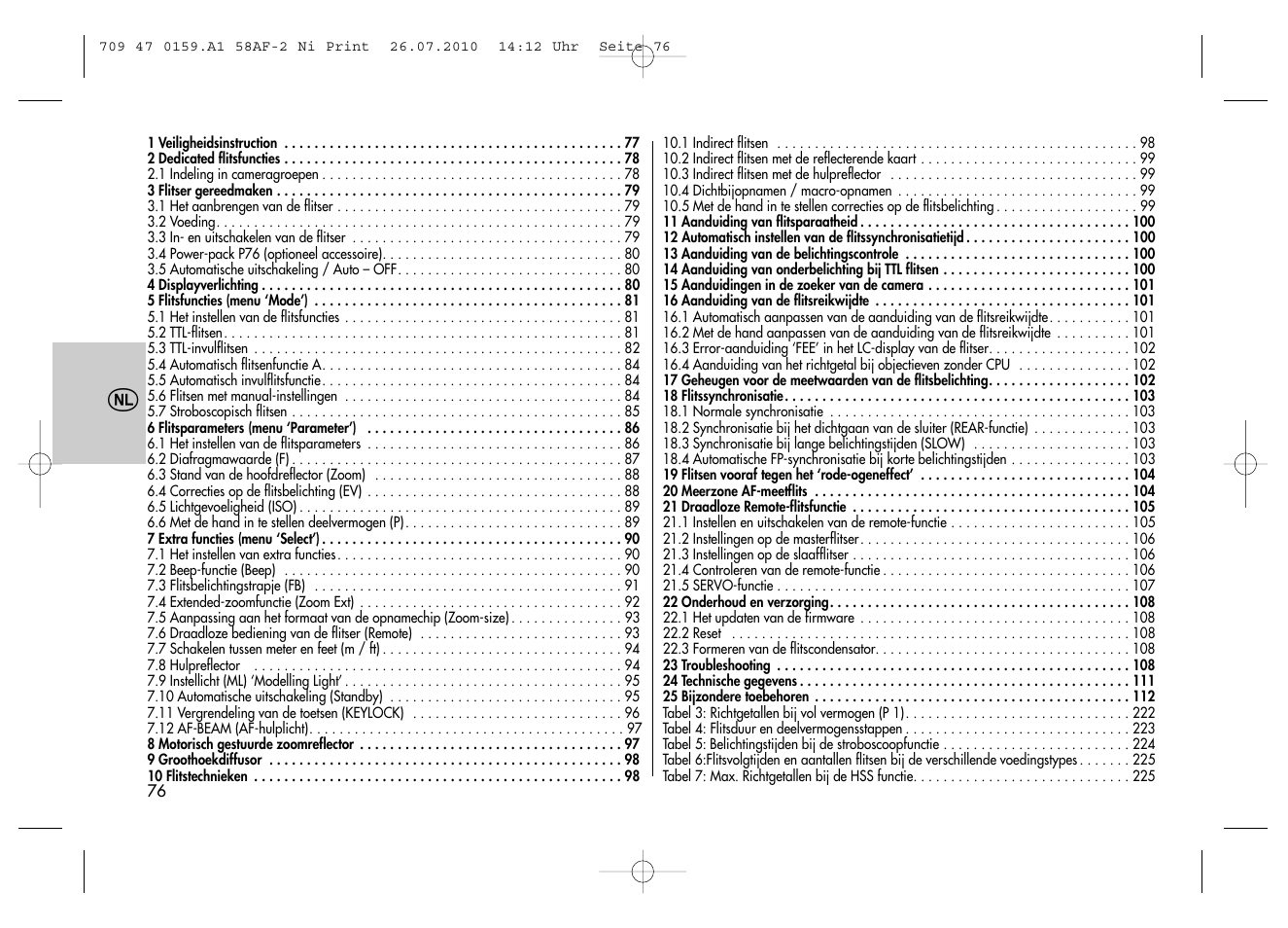 Metz MECABLITZ 58 AF-2 digital Nikon User Manual | Page 76 / 230