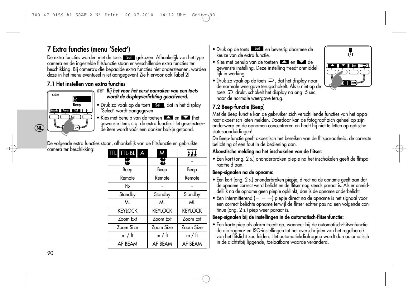 Metz MECABLITZ 58 AF-2 digital Nikon User Manual | Page 90 / 230