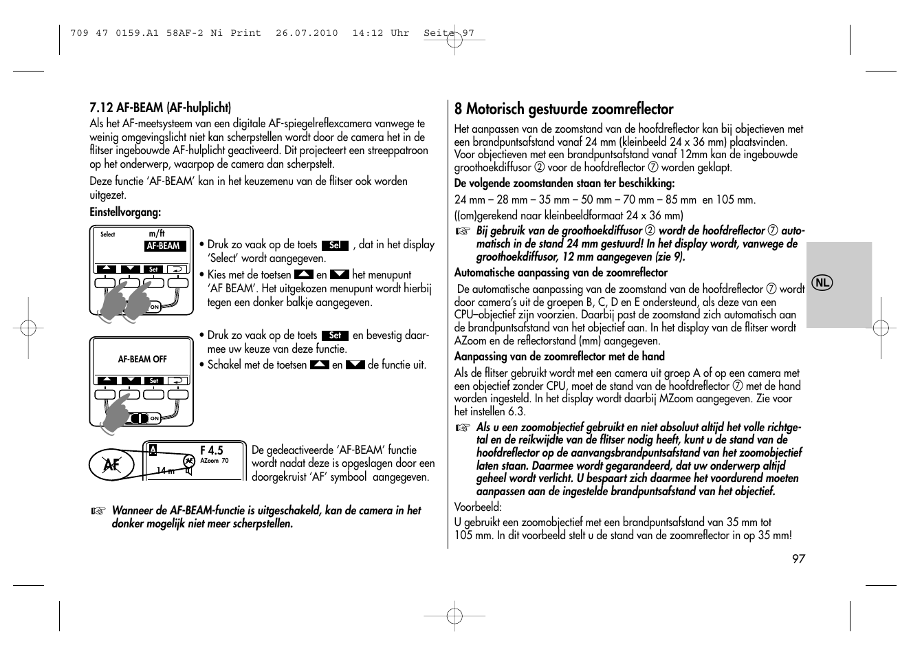 Metz MECABLITZ 58 AF-2 digital Nikon User Manual | Page 97 / 230