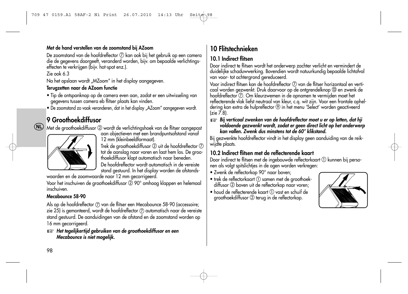 Metz MECABLITZ 58 AF-2 digital Nikon User Manual | Page 98 / 230