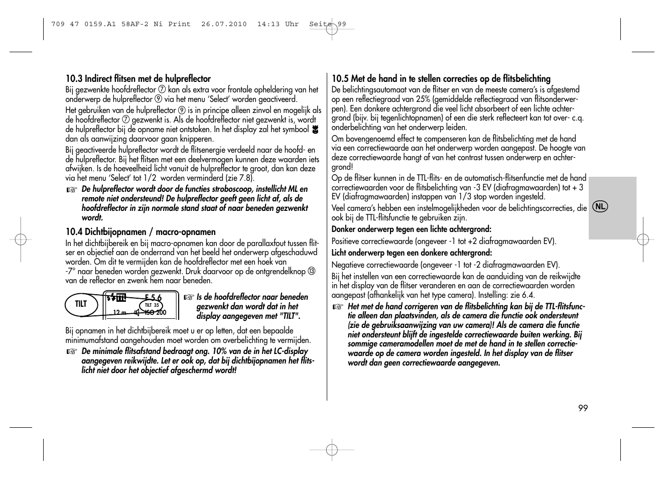 Metz MECABLITZ 58 AF-2 digital Nikon User Manual | Page 99 / 230