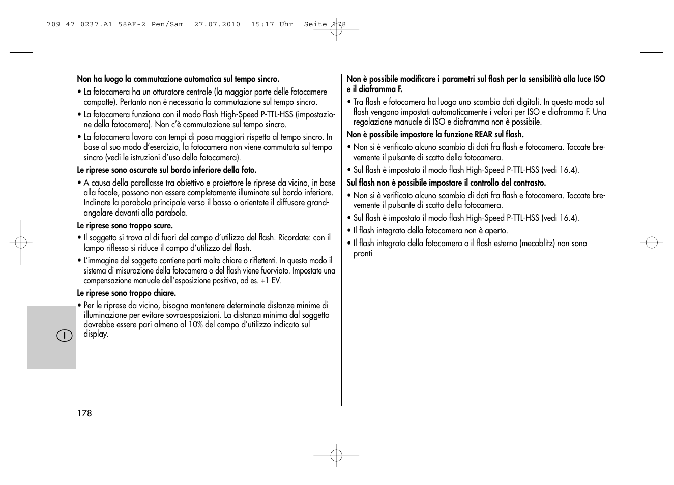 Metz MECABLITZ 58 AF-2 digital Pentax User Manual | Page 178 / 230