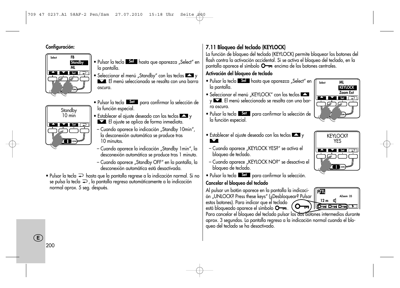 Metz MECABLITZ 58 AF-2 digital Pentax User Manual | Page 200 / 230