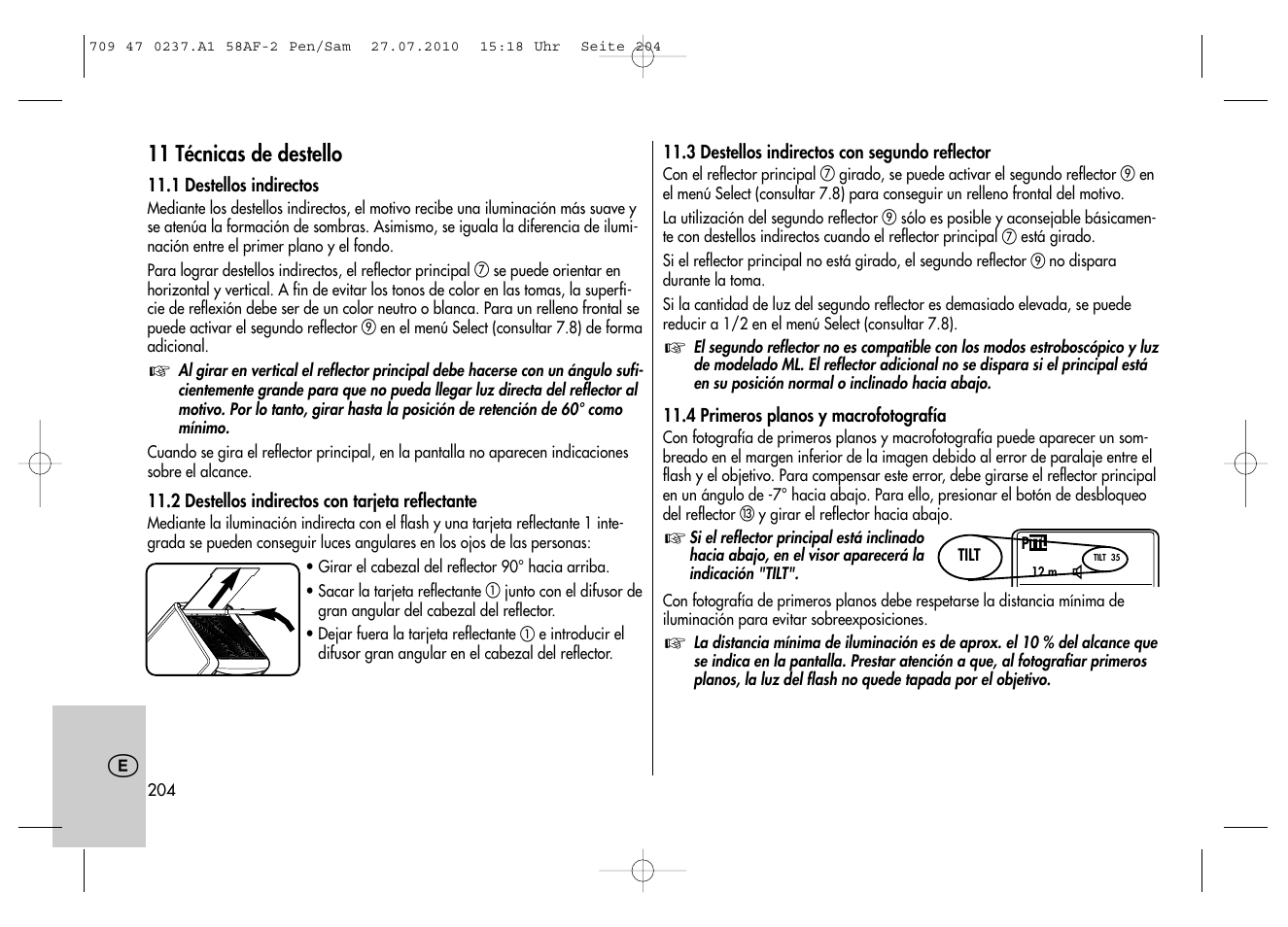 Metz MECABLITZ 58 AF-2 digital Pentax User Manual | Page 204 / 230