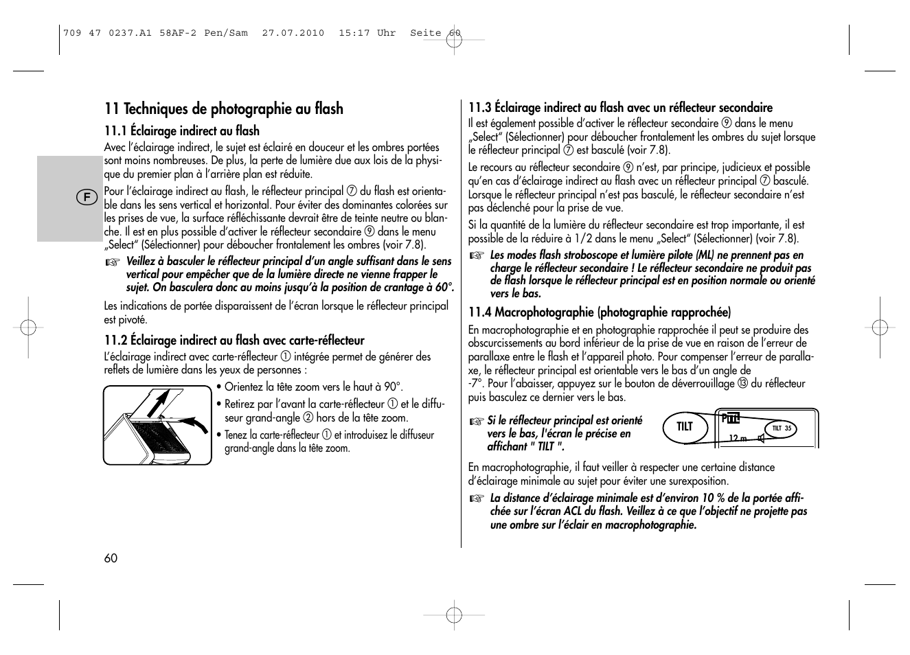 Metz MECABLITZ 58 AF-2 digital Pentax User Manual | Page 60 / 230