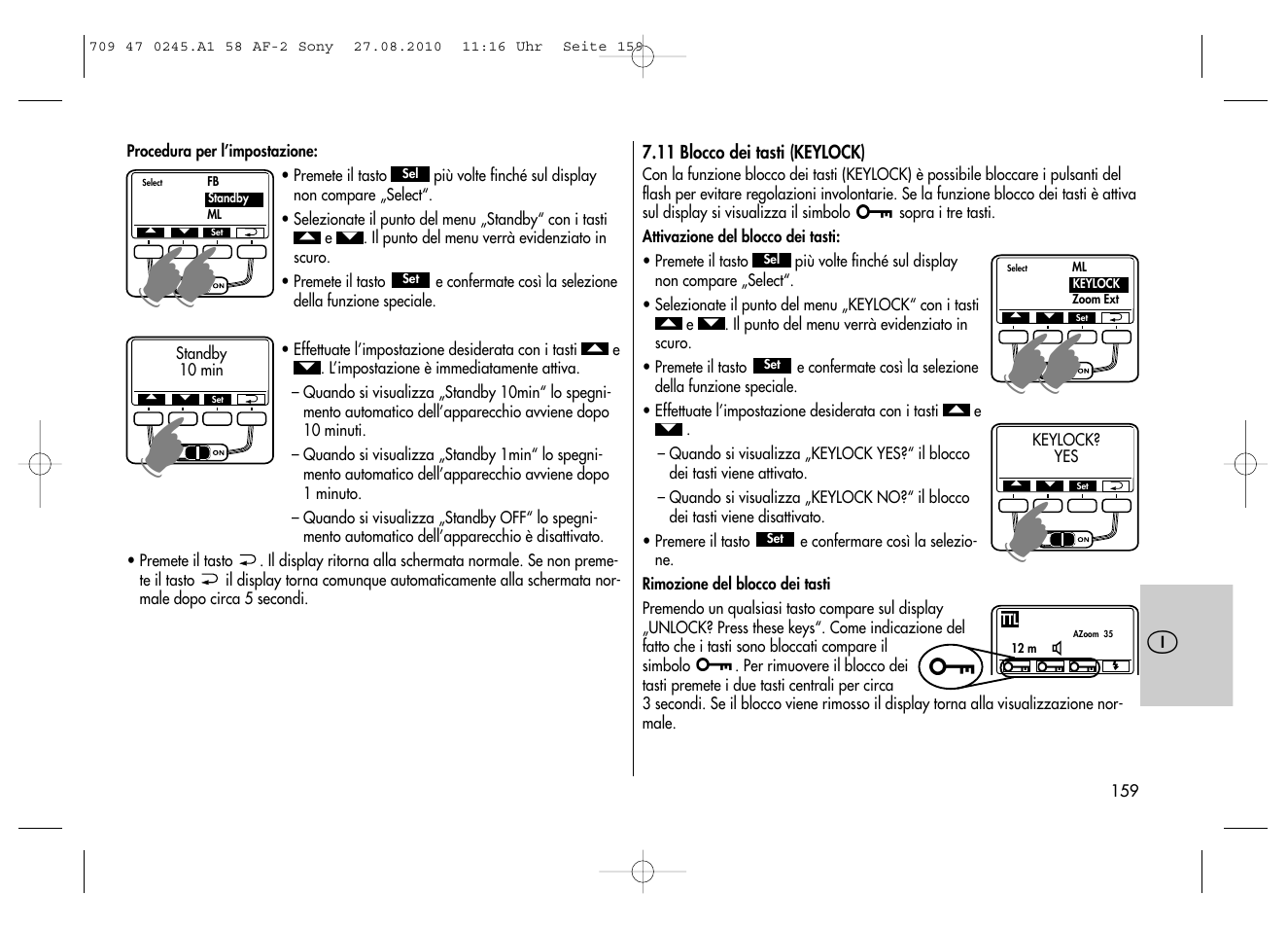 Metz MECABLITZ 58 AF-2 digital Sony User Manual | Page 159 / 214