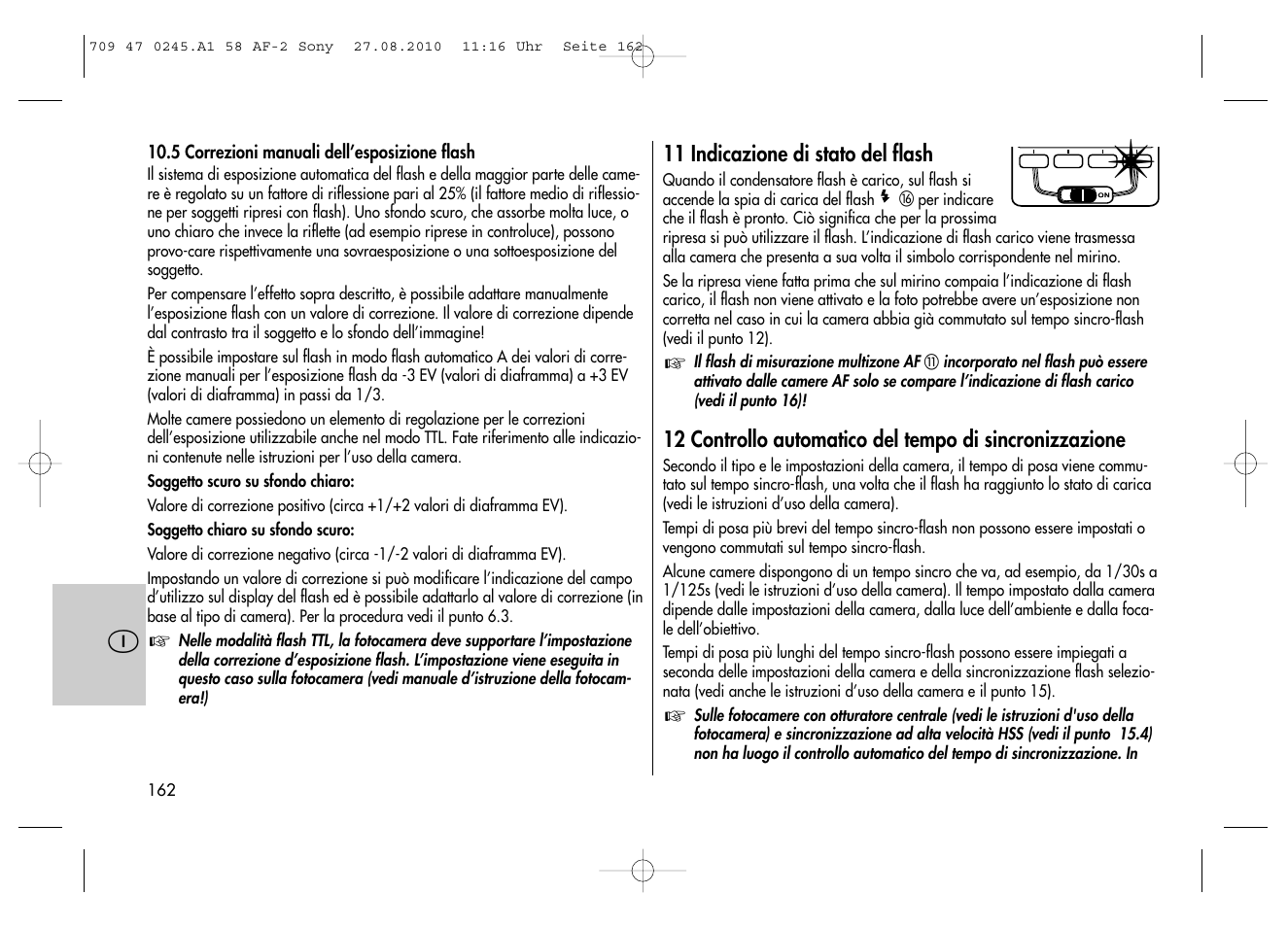 Metz MECABLITZ 58 AF-2 digital Sony User Manual | Page 162 / 214