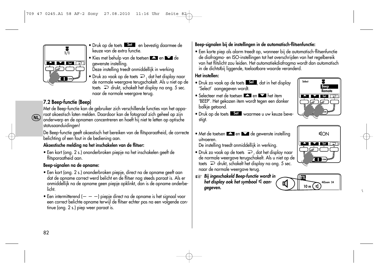 Metz MECABLITZ 58 AF-2 digital Sony User Manual | Page 82 / 214