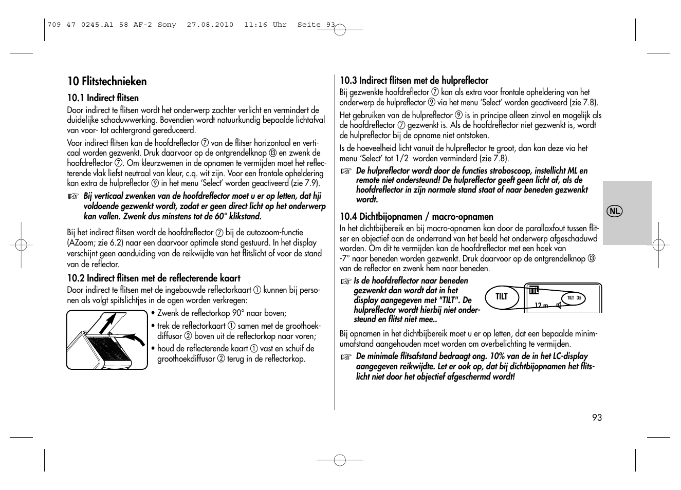 Metz MECABLITZ 58 AF-2 digital Sony User Manual | Page 93 / 214
