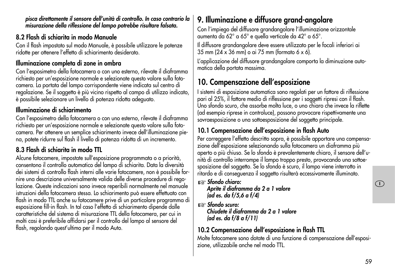 Metz MECABLITZ 60 CT-4 User Manual | Page 59 / 82