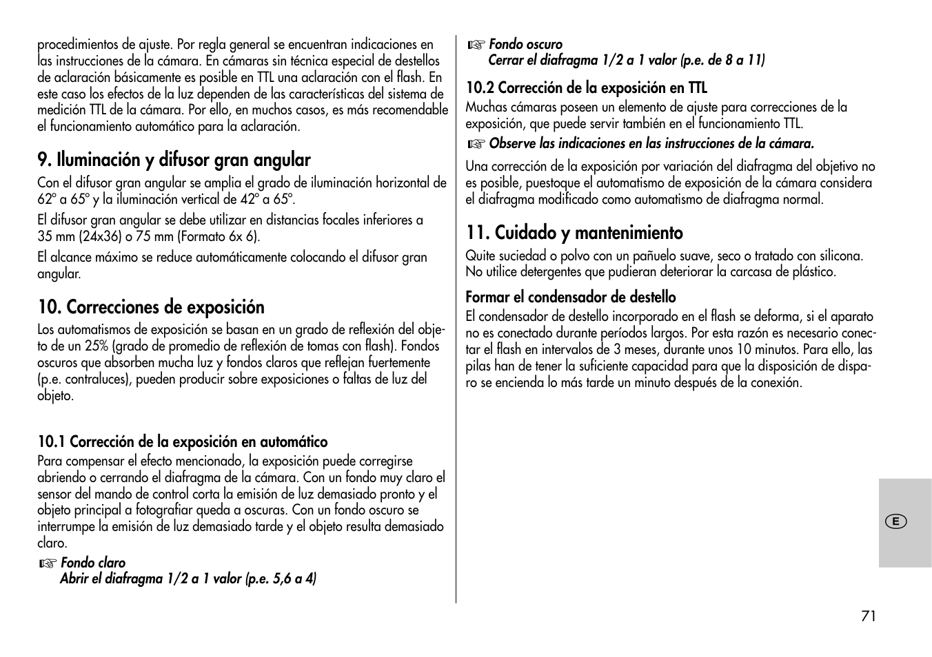 Metz MECABLITZ 60 CT-4 User Manual | Page 71 / 82