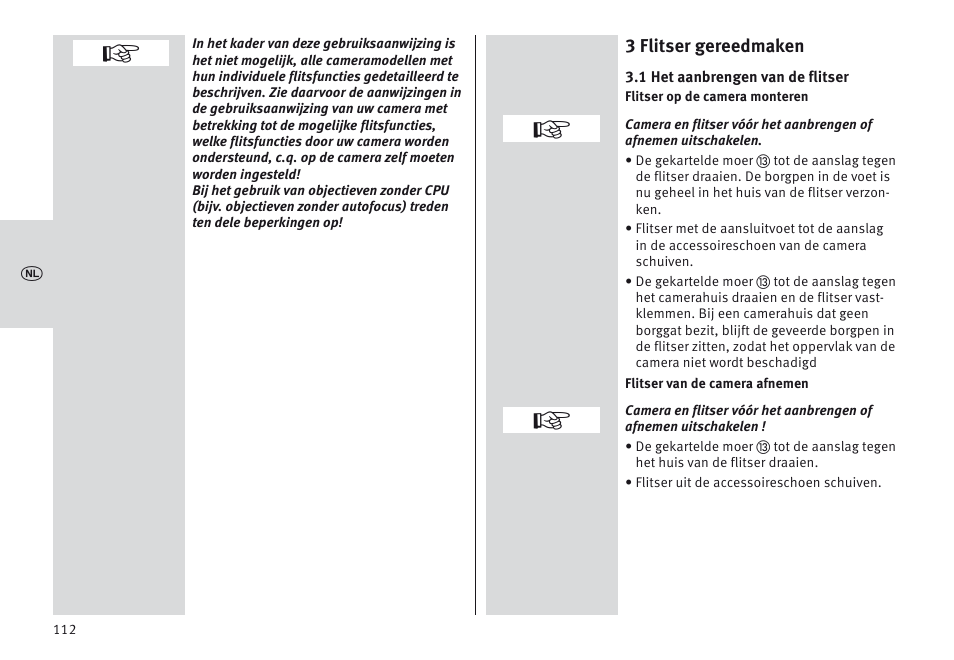 Metz MECABLITZ 64 AF-1 digital Canon User Manual | Page 112 / 326