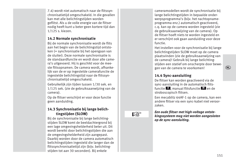 Metz MECABLITZ 64 AF-1 digital Canon User Manual | Page 151 / 326