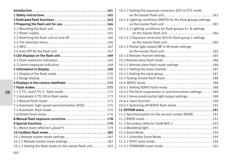 Metz MECABLITZ 64 AF-1 digital Canon User Manual | Page 160 / 326