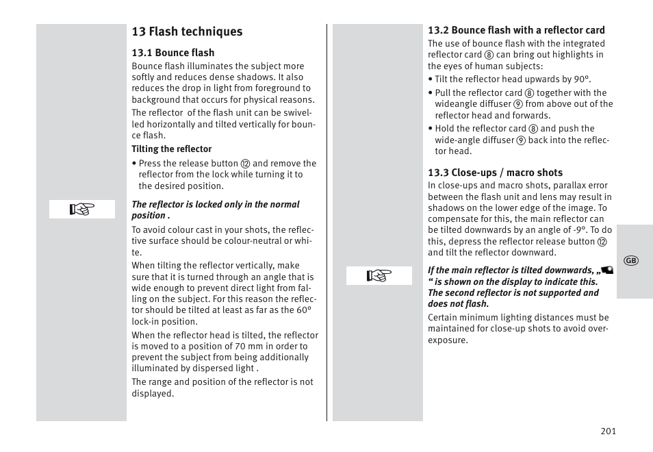 Metz MECABLITZ 64 AF-1 digital Canon User Manual | Page 201 / 326