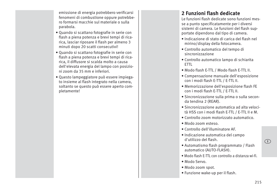 2 funzioni flash dedicate | Metz MECABLITZ 64 AF-1 digital Canon User Manual | Page 215 / 326