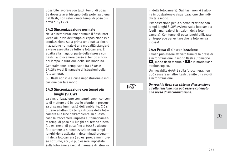 Metz MECABLITZ 64 AF-1 digital Canon User Manual | Page 255 / 326