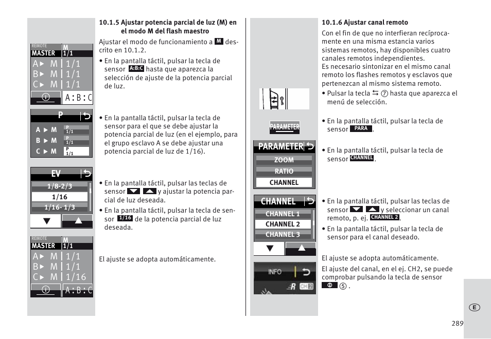 Metz MECABLITZ 64 AF-1 digital Canon User Manual | Page 289 / 326