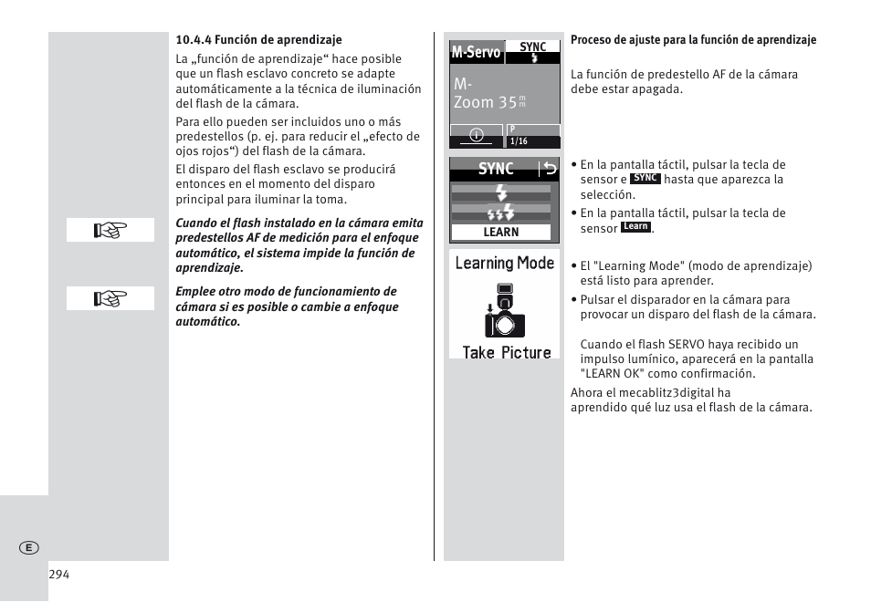 Metz MECABLITZ 64 AF-1 digital Canon User Manual | Page 294 / 326
