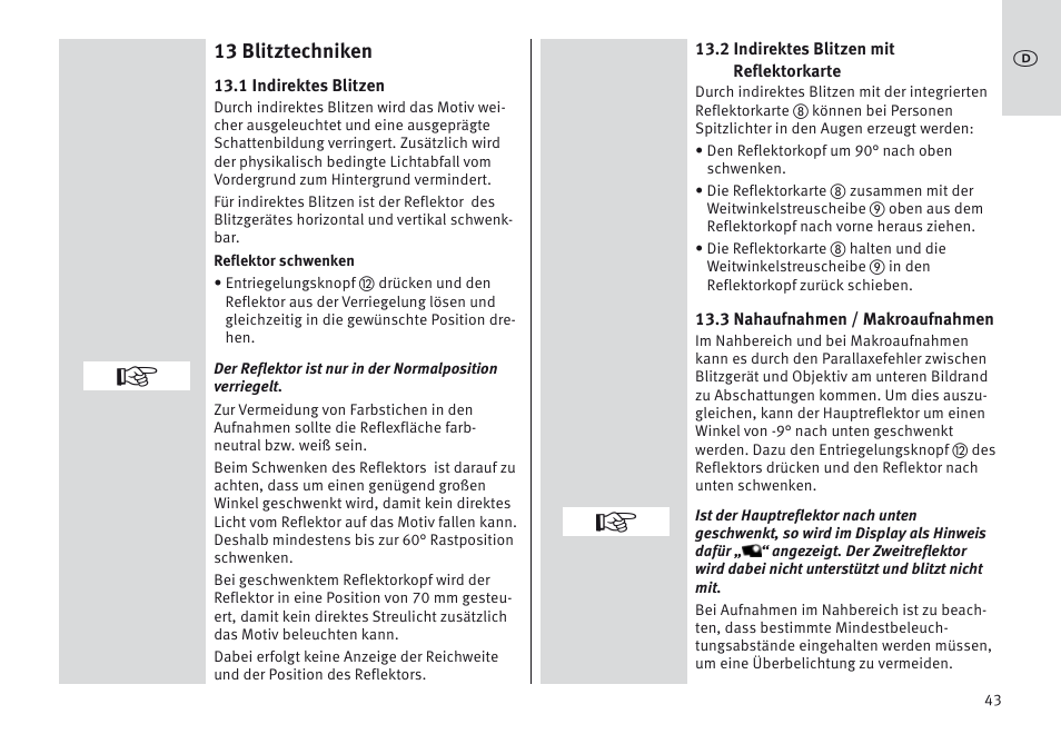 Metz MECABLITZ 64 AF-1 digital Canon User Manual | Page 43 / 326