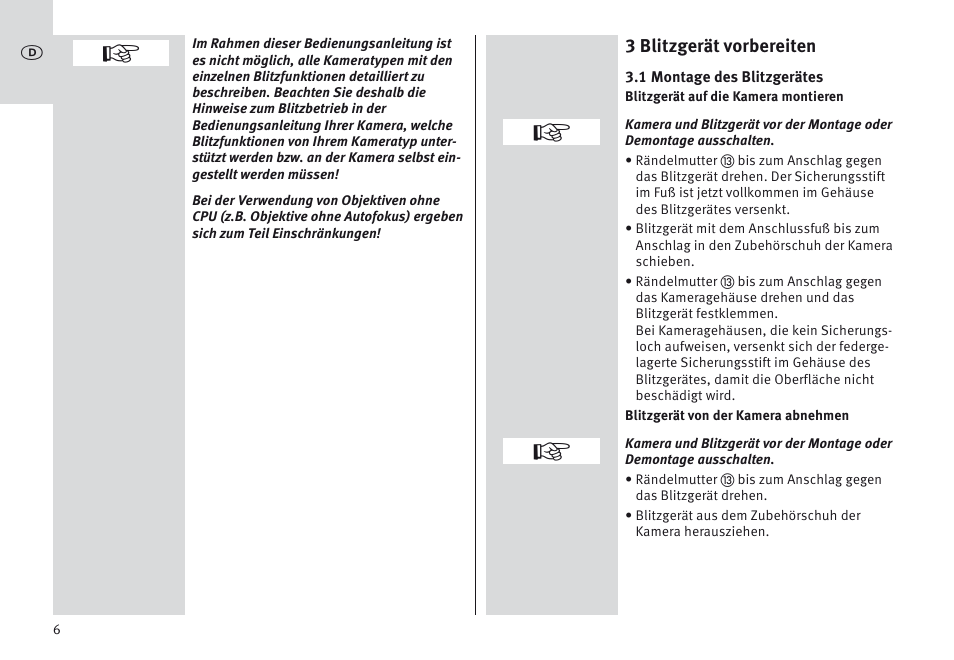 Metz MECABLITZ 64 AF-1 digital Canon User Manual | Page 6 / 326