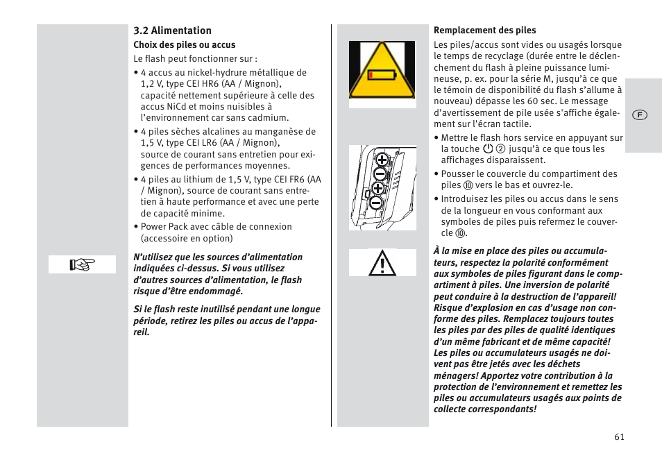 Metz MECABLITZ 64 AF-1 digital Canon User Manual | Page 61 / 326