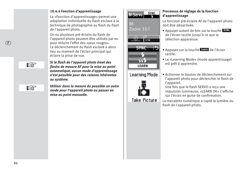 Metz MECABLITZ 64 AF-1 digital Canon User Manual | Page 86 / 326
