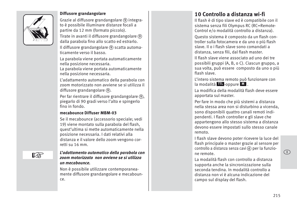 10 controllo a distanza wi-fi | Metz MECABLITZ 64 AF-1 digital Olympus User Manual | Page 215 / 302