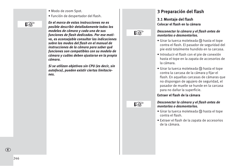 Metz MECABLITZ 64 AF-1 digital Olympus User Manual | Page 246 / 302
