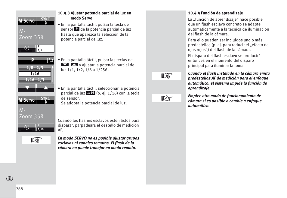 Metz MECABLITZ 64 AF-1 digital Olympus User Manual | Page 268 / 302