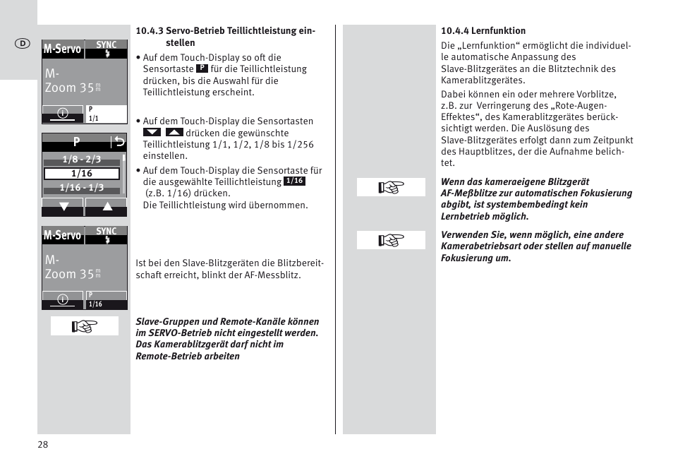 Metz MECABLITZ 64 AF-1 digital Olympus User Manual | Page 28 / 302