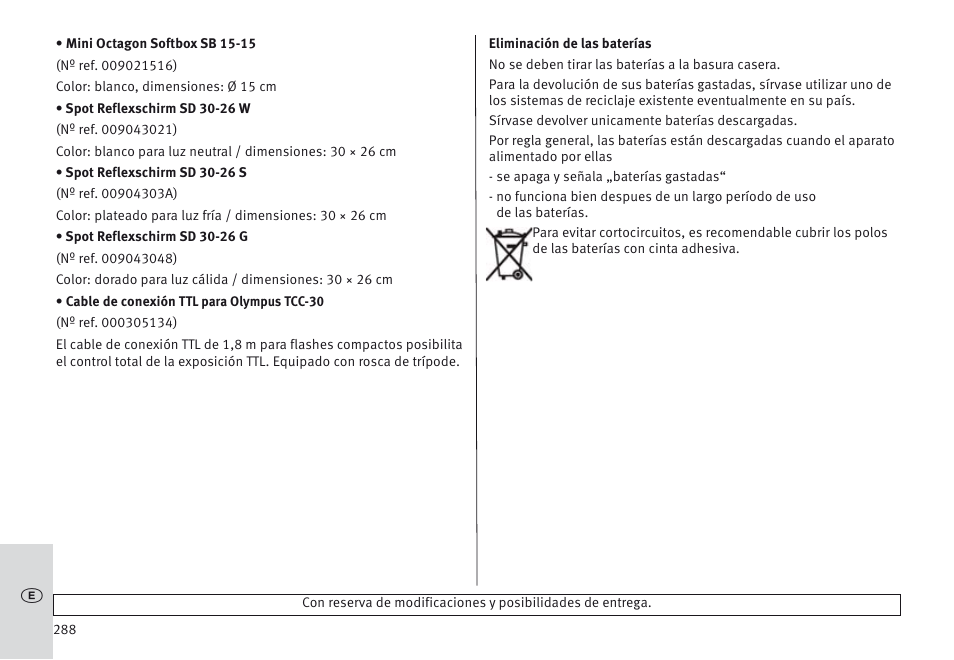 Metz MECABLITZ 64 AF-1 digital Olympus User Manual | Page 288 / 302