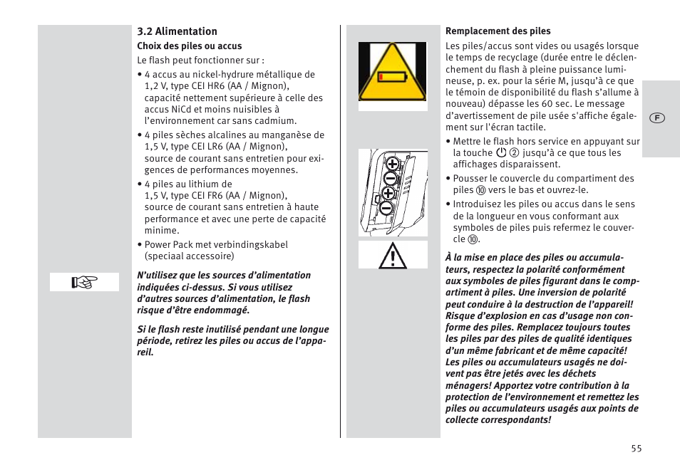 Metz MECABLITZ 64 AF-1 digital Olympus User Manual | Page 55 / 302