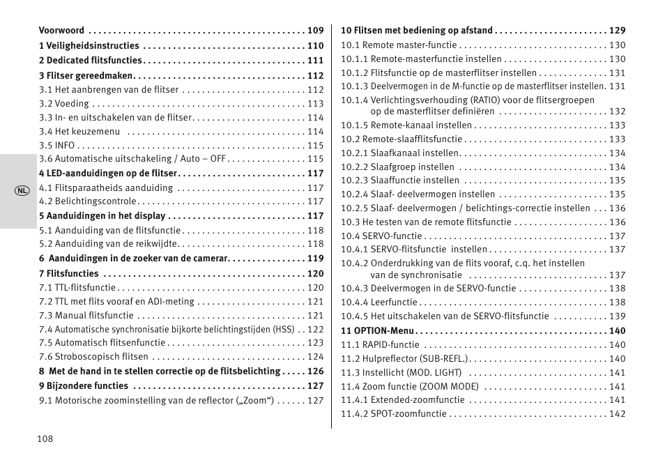 Metz MECABLITZ 64 AF-1 digital Sony User Manual | Page 108 / 326