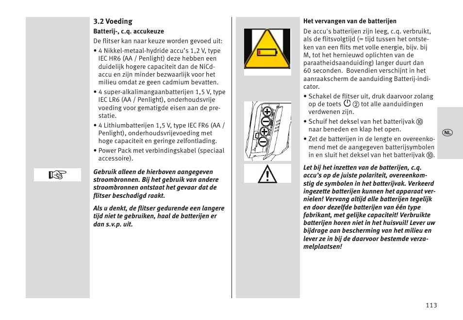 Metz MECABLITZ 64 AF-1 digital Sony User Manual | Page 113 / 326