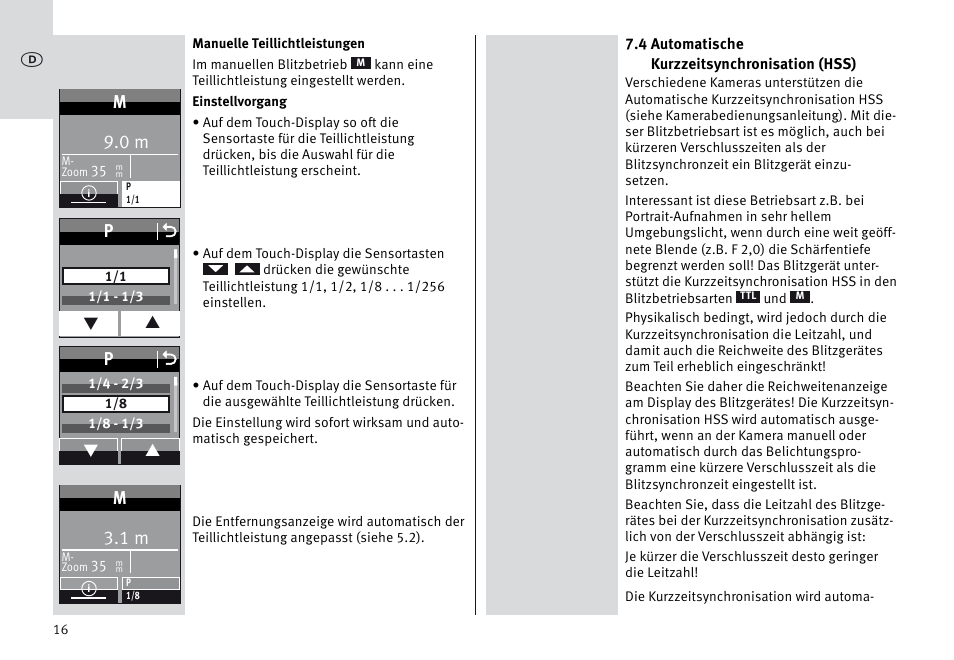 Metz MECABLITZ 64 AF-1 digital Sony User Manual | Page 16 / 326