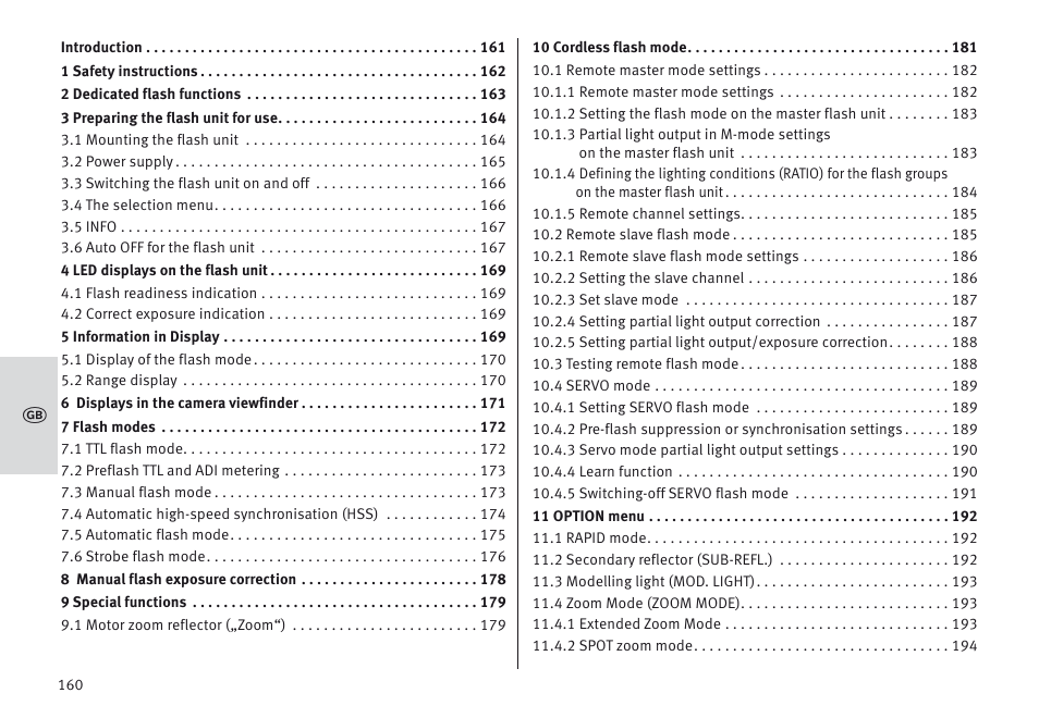 Metz MECABLITZ 64 AF-1 digital Sony User Manual | Page 160 / 326