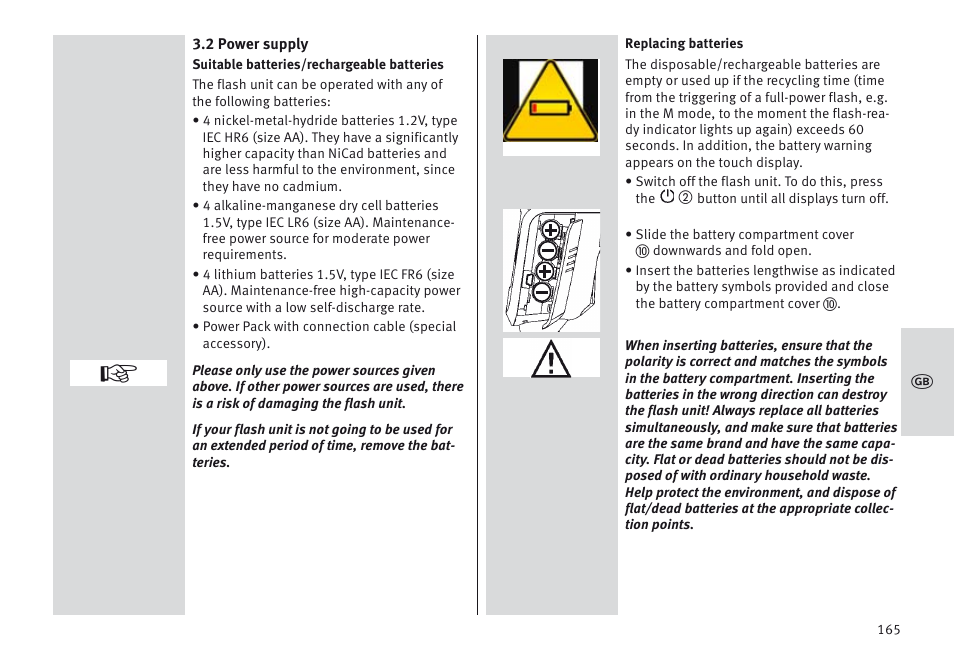 Metz MECABLITZ 64 AF-1 digital Sony User Manual | Page 165 / 326