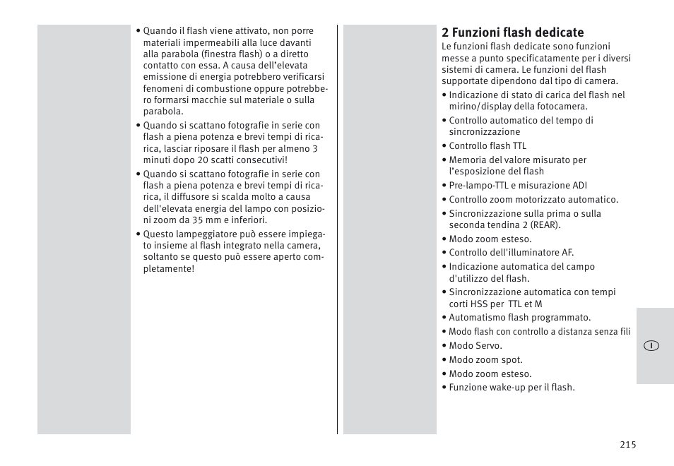 2 funzioni flash dedicate | Metz MECABLITZ 64 AF-1 digital Sony User Manual | Page 215 / 326