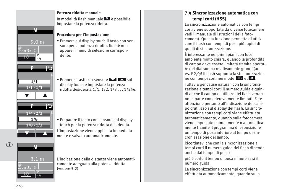 Metz MECABLITZ 64 AF-1 digital Sony User Manual | Page 226 / 326