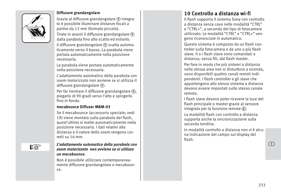10 controllo a distanza wi-fi | Metz MECABLITZ 64 AF-1 digital Sony User Manual | Page 233 / 326