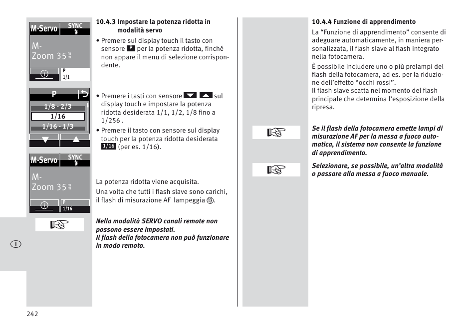 Metz MECABLITZ 64 AF-1 digital Sony User Manual | Page 242 / 326