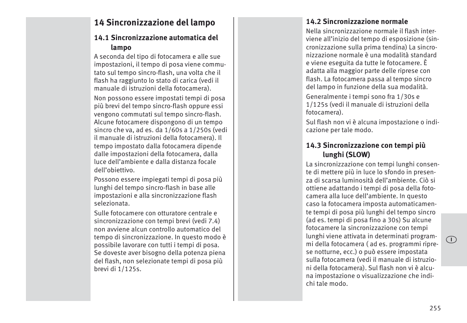 Metz MECABLITZ 64 AF-1 digital Sony User Manual | Page 255 / 326