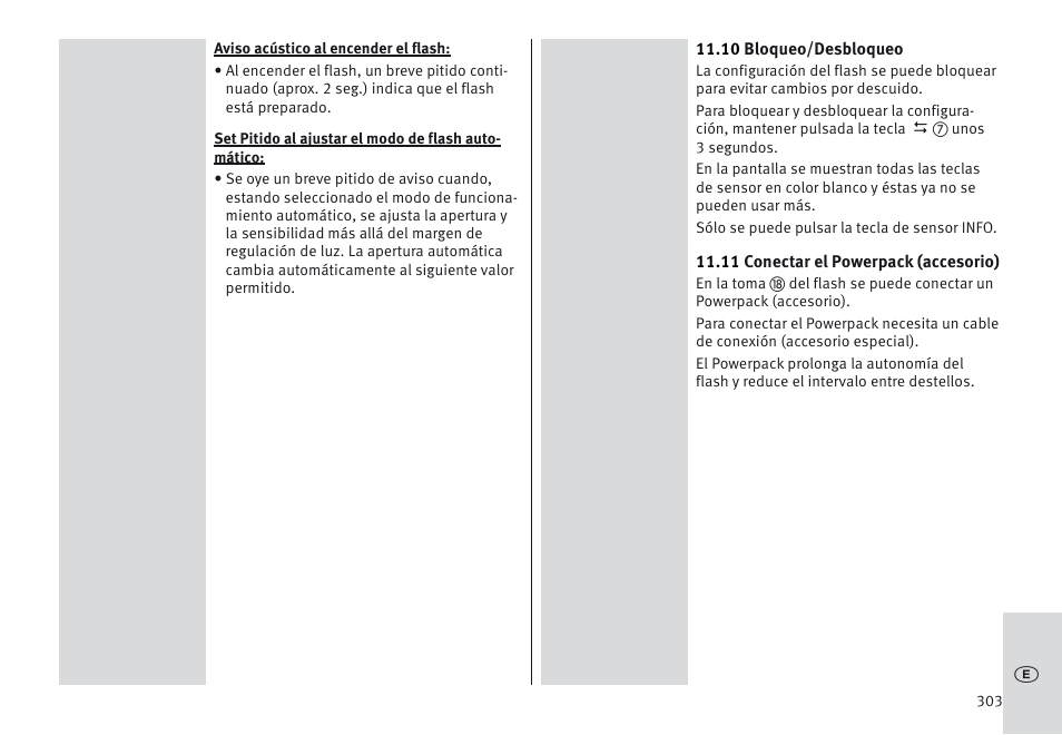 Metz MECABLITZ 64 AF-1 digital Sony User Manual | Page 303 / 326