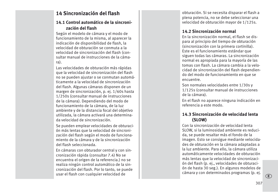 Metz MECABLITZ 64 AF-1 digital Sony User Manual | Page 307 / 326