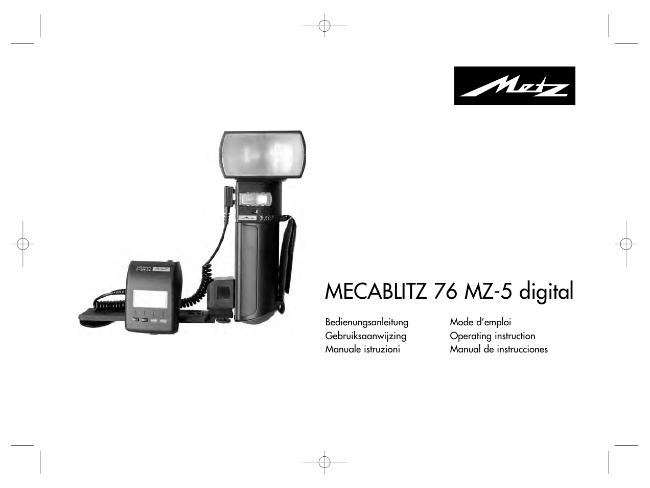 Metz MECABLITZ 76 MZ-5 digital User Manual | 146 pages