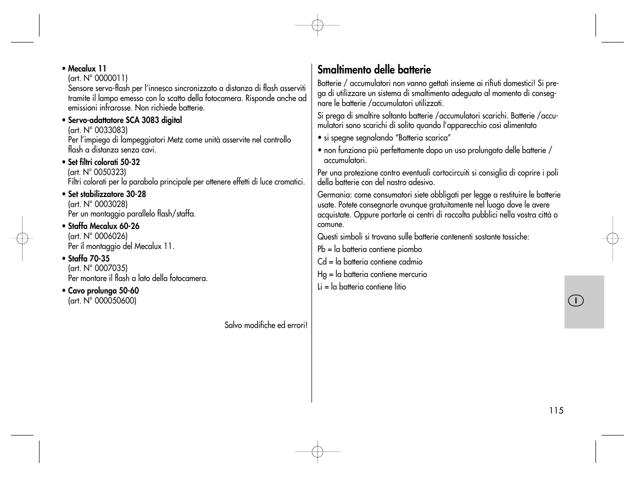 Metz MECABLITZ 76 MZ-5 digital User Manual | Page 115 / 146